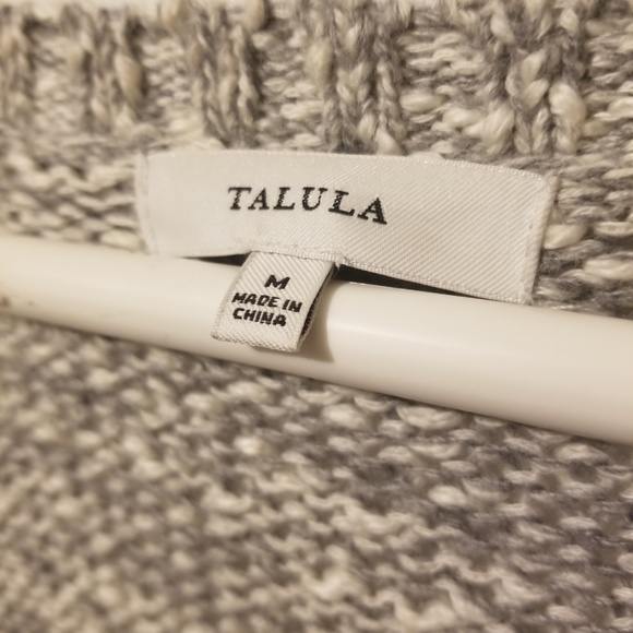 Talula grey/White Heather sweater tunic knit - Picture 2 of 2